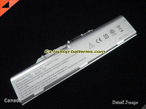  image 2 of AVERATEC AV1020-ED1 Replacement Battery 4400mAh 11.1V Silver Li-ion