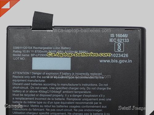  image 2 of BP-LP2900/3301P1 Battery, Canada Li-ion Rechargeable 8700mAh, 94Wh  GETAC BP-LP2900/3301P1 Batteries