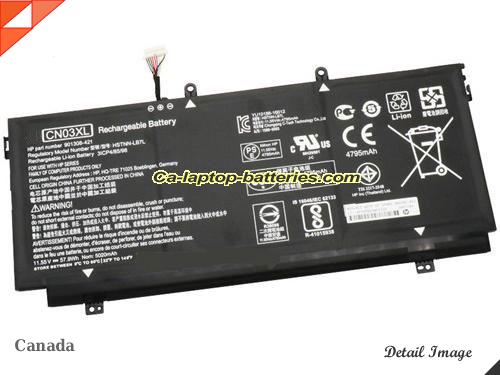  image 1 of Genuine HP Envy 13-AB003NW Battery For laptop 5020mAh, 57.95Wh , 11.55V, Black , Li-ion