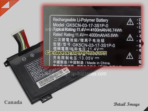  image 4 of GK5CN-03-17-3S1P-0 Battery, Canada Li-ion Rechargeable 4100mAh, 46.74Wh  GETAC GK5CN-03-17-3S1P-0 Batteries