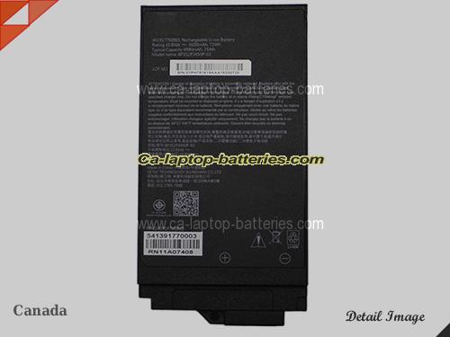  image 1 of 441917700B01 Battery, Canada Li-ion Rechargeable 6900mAh, 75Wh  GETAC 441917700B01 Batteries