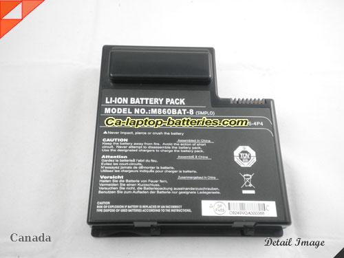  image 5 of 6-87-M860S-4P4 Battery, CAD$131.86 Canada Li-ion Rechargeable 4400mAh, 65.12Wh  CLEVO 6-87-M860S-4P4 Batteries