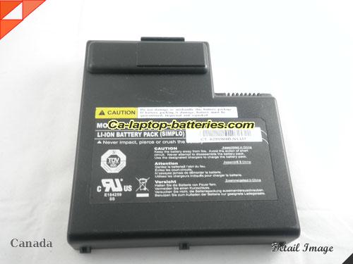  image 2 of 87-M56AS-4D4 Battery, Canada Li-ion Rechargeable 4400mAh CLEVO 87-M56AS-4D4 Batteries