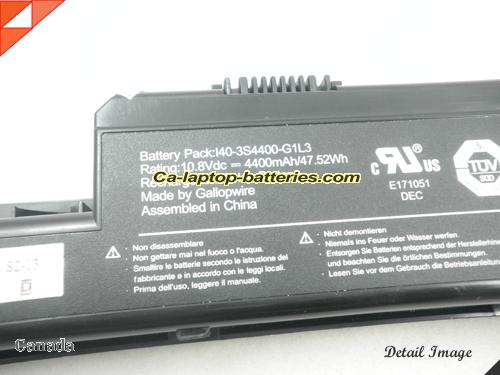  image 5 of Genuine ADVENT Roma 2001 Battery For laptop 4400mAh, 11.1V, Black , Li-ion