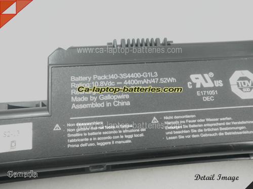  image 5 of Genuine FOUNDER R410 Battery For laptop 4400mAh, 11.1V, Black , Li-ion