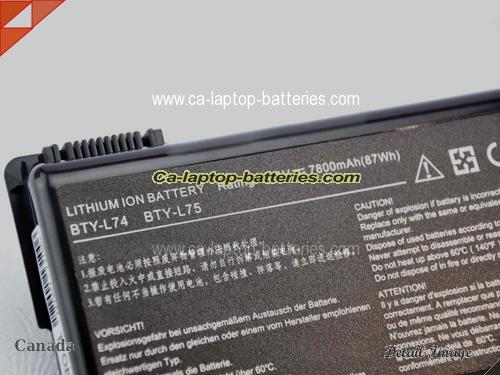  image 2 of MSI CR700-205NE Replacement Battery 7800mAh 11.1V Black Li-ion