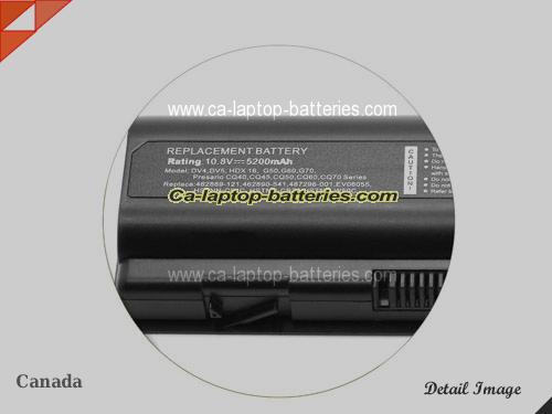  image 2 of HP Pavilion DV4-1120BR Replacement Battery 4400mAh 10.8V Black Li-ion