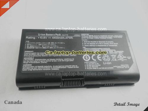  image 5 of ASUS G71 Series Replacement Battery 4400mAh 10.8V Black Li-ion