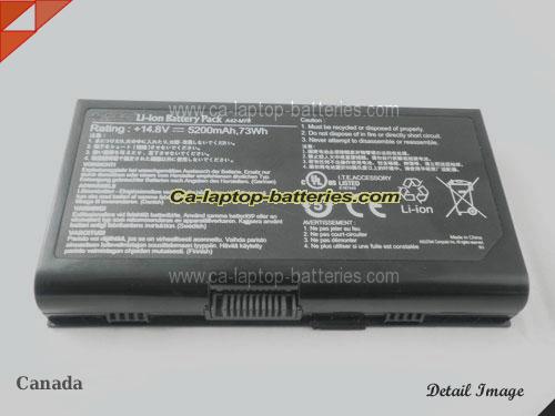  image 5 of ASUS G71 Series Replacement Battery 5200mAh 14.8V Black Li-ion