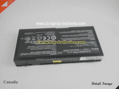  image 5 of ASUS G71 Series Replacement Battery 4400mAh 14.8V Black Li-ion