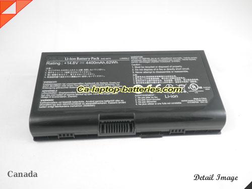  image 4 of ASUS X71SL Replacement Battery 4400mAh 14.8V Black Li-ion