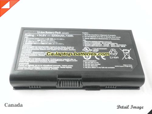  image 5 of ASUS X71SL Replacement Battery 5200mAh 14.8V Black Li-ion