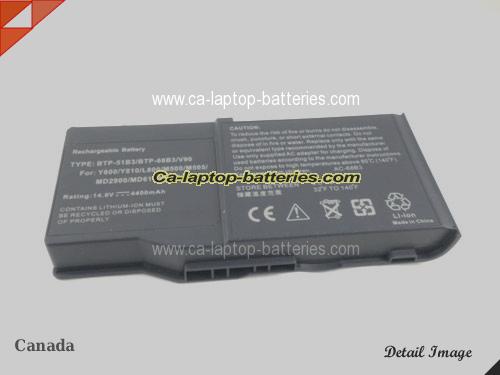  image 5 of LENOVO Y800 Series Replacement Battery 4400mAh 14.8V Blue Li-ion