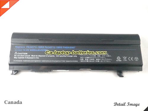  image 5 of TOSHIBA Satellite M70-183 Replacement Battery 4400mAh, 63Wh  14.4V Black Li-ion