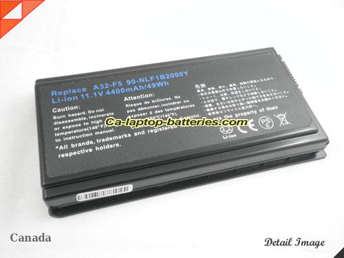 image 1 of A32-F5 Battery, Canada Li-ion Rechargeable 5200mAh ASUS A32-F5 Batteries