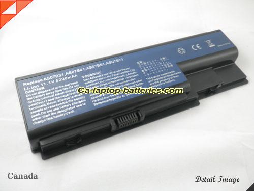  image 2 of AS07B31 Battery, Canada Li-ion Rechargeable 5200mAh ACER AS07B31 Batteries