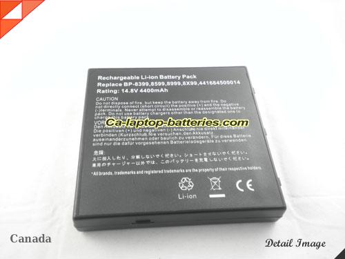  image 4 of PACKARD BELL Easy Note F5 Series Replacement Battery 4400mAh 14.8V Black Li-ion