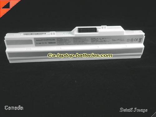  image 5 of MSI Wind U120-001US Replacement Battery 6600mAh 11.1V White Li-ion