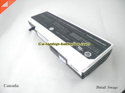  image 2 of TN120RBAT-4 Battery, Canada Li-ion Rechargeable 2400mAh CLEVO TN120RBAT-4 Batteries
