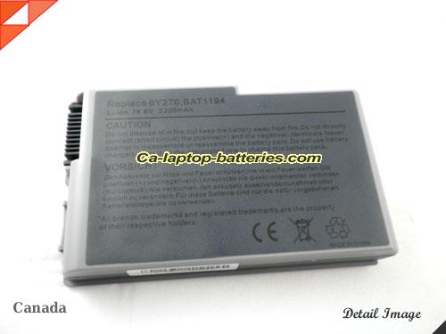  image 5 of 6Y270 Battery, Canada Li-ion Rechargeable 2200mAh DELL 6Y270 Batteries