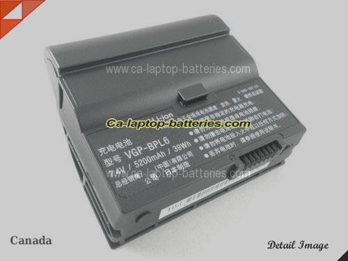  image 1 of SONY VGN-UX180 Replacement Battery 5200mAh 7.4V Black Li-ion