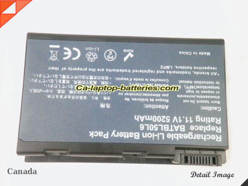  image 5 of BATBL50L6 Battery, Canada Li-ion Rechargeable 5200mAh ACER BATBL50L6 Batteries