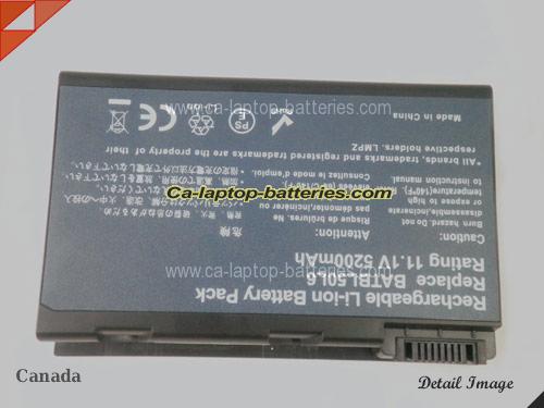  image 5 of ACER Aspire 3103 Replacement Battery 5200mAh 11.1V Black Li-ion