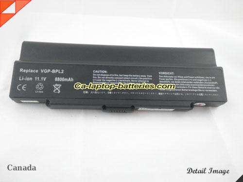  image 5 of SONY VAIO VGN-AR130G Replacement Battery 8800mAh 11.1V Black Li-ion