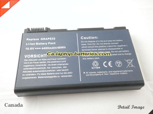  image 5 of LC.BTP00.011 Battery, Canada Li-ion Rechargeable 5200mAh ACER LC.BTP00.011 Batteries
