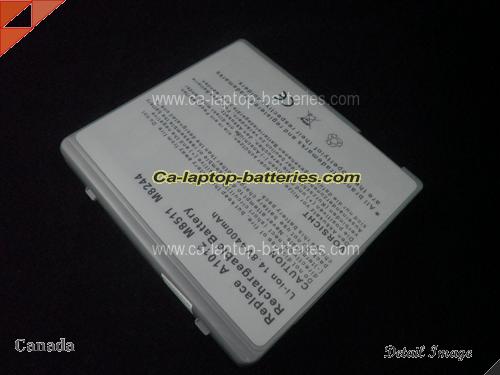  image 3 of APPLE PowerBook G4 15 M8591S/A Replacement Battery 4400mAh 14.8V Gray Li-ion