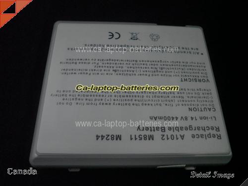  image 4 of APPLE PowerBook G4 15 M8591S/A Replacement Battery 4400mAh 14.8V Gray Li-ion