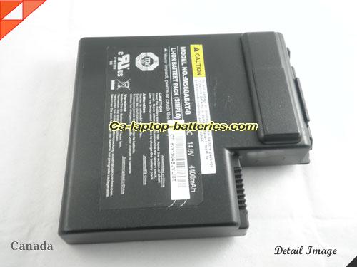  image 5 of 87-M57AS-404 Battery, Canada Li-ion Rechargeable 4400mAh CLEVO 87-M57AS-404 Batteries