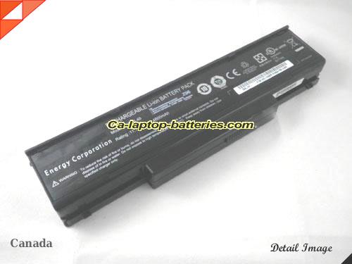  image 1 of Genuine CLEVO M77SUN Battery For laptop 4800mAh, 11.1V, Black , Li-ion