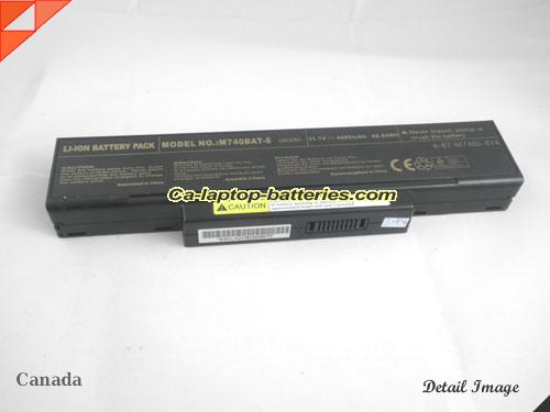  image 5 of CLEVO M77SUN Replacement Battery 4400mAh 11.1V Black Li-ion