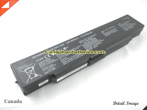  image 1 of VGP-BPS9A/S Battery, Canada Li-ion Rechargeable 4800mAh SONY VGP-BPS9A/S Batteries