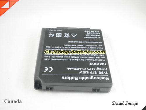  image 3 of FUJITSU-SIEMENS Amilo Pro V2000 Replacement Battery 4400mAh 14.8V Black Li-ion