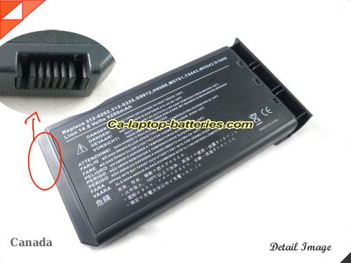 image 1 of 312-0292 Battery, Canada Li-ion Rechargeable 4400mAh DELL 312-0292 Batteries