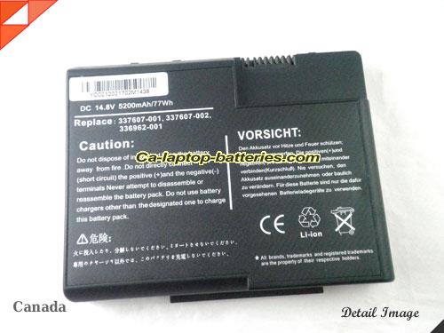  image 5 of HP Presario X1201US Replacement Battery 4800mAh 14.8V Black Li-ion