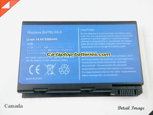  image 5 of BATBL50L8H Battery, Canada Li-ion Rechargeable 5200mAh ACER BATBL50L8H Batteries