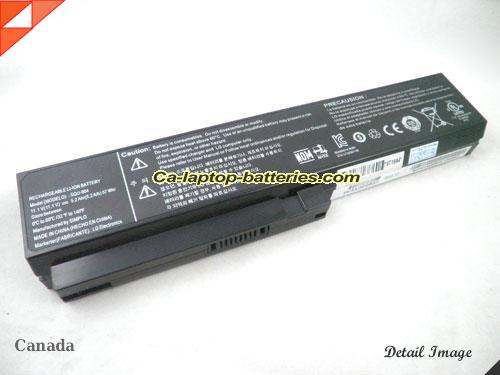  image 3 of Genuine LG R570 Battery For laptop 5200mAh, 57Wh , 11.1V, Black , Li-ion