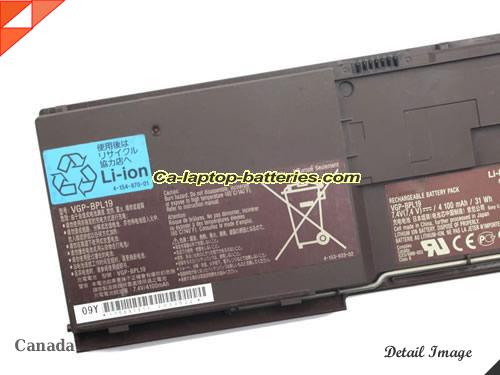  image 2 of Genuine SONY VAIO VPC-X116KC Battery For laptop 4100mAh, 7.4V, Black , Li-ion