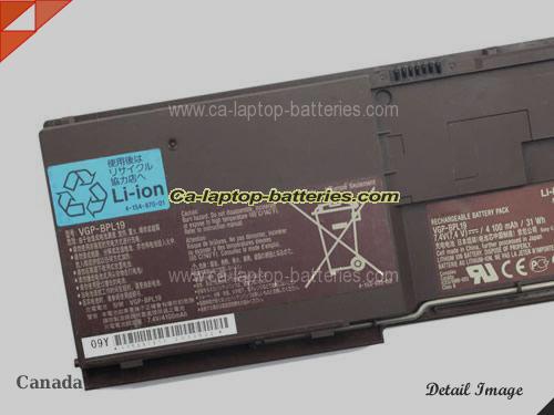  image 2 of Genuine SONY VAIO VPC-X125LGS Battery For laptop 4100mAh, 7.4V, Black , Li-ion