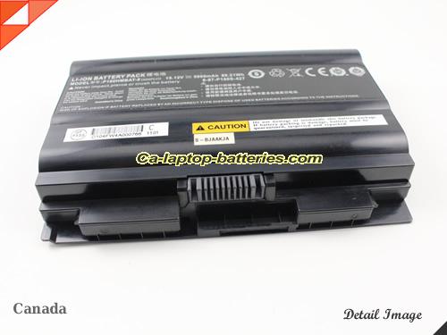  image 3 of 6-87-P180S-427 Battery, Canada Li-ion Rechargeable 5900mAh, 89.21Wh  CLEVO 6-87-P180S-427 Batteries