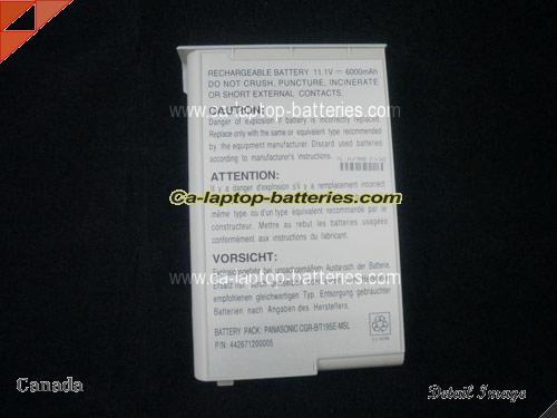  image 3 of DTK MaxForce 8175 Replacement Battery 6600mAh 11.1V Grey Li-ion