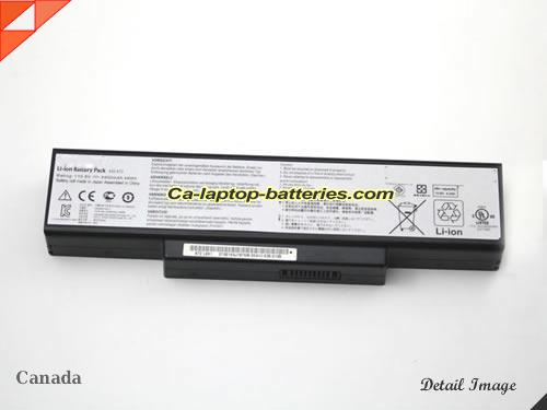  image 5 of Genuine ASUS K72F-X1 Battery For laptop 4400mAh, 48Wh , 10.8V, Black , Li-ion