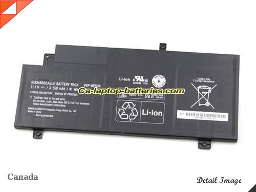  image 5 of VGP-BPS34 Battery, Canada Li-ion Rechargeable 3650mAh, 41Wh  SONY VGP-BPS34 Batteries