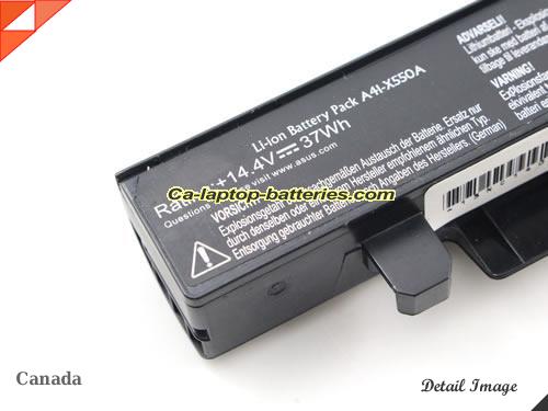  image 2 of A41X550A Battery, Canada Li-ion Rechargeable 37Wh ASUS A41X550A Batteries