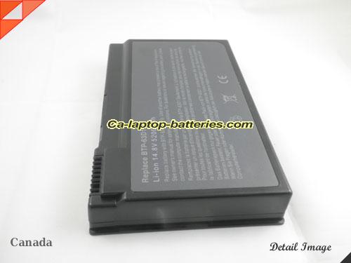  image 4 of ACER Aspire 5024WLMi Replacement Battery 5200mAh 14.8V Grey Li-ion