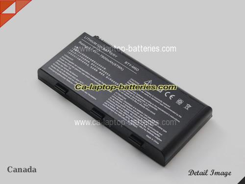  image 3 of Genuine MSI GT70 0ND-202US Battery For laptop 7800mAh, 87Wh , 11.1V, Black , Li-ion