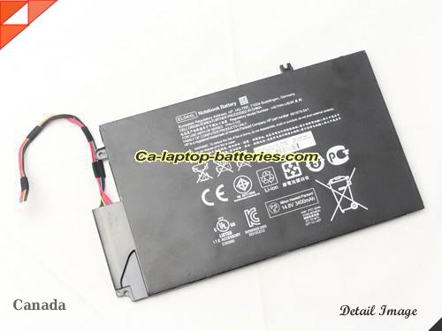  image 5 of Genuine HP ENVY SLEEKBOOK 4T-1000 REFURB Battery For laptop 3400mAh, 52Wh , 14.8V, Black , Li-ion